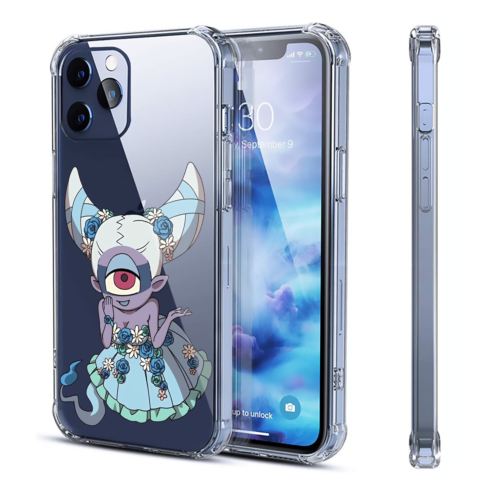 （画像用） 妖怪ウォッチ Yo-kai Watch 【iPhone 12シリーズ対応】透明スマホケース（クリアソフトケース）